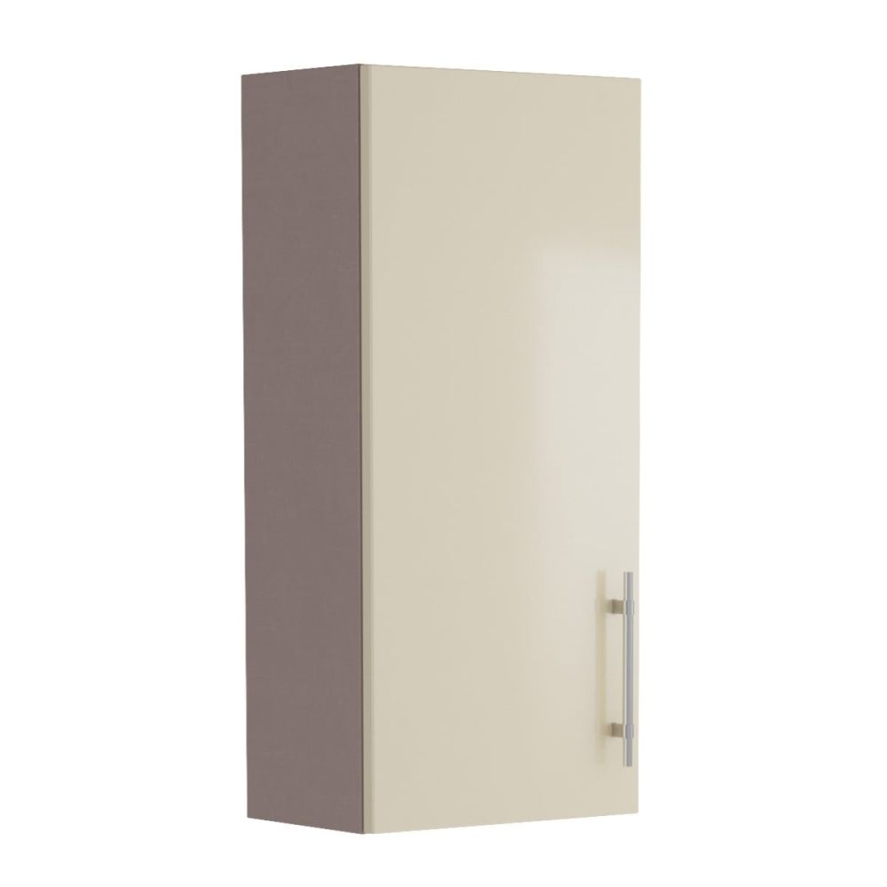 Surrey Mussel Gloss Single Door Fitted Furniture Cabinet 300mm