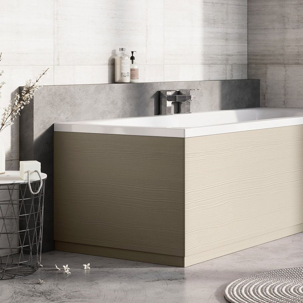 Esk Textured Stone End Bath Panel 800mm
