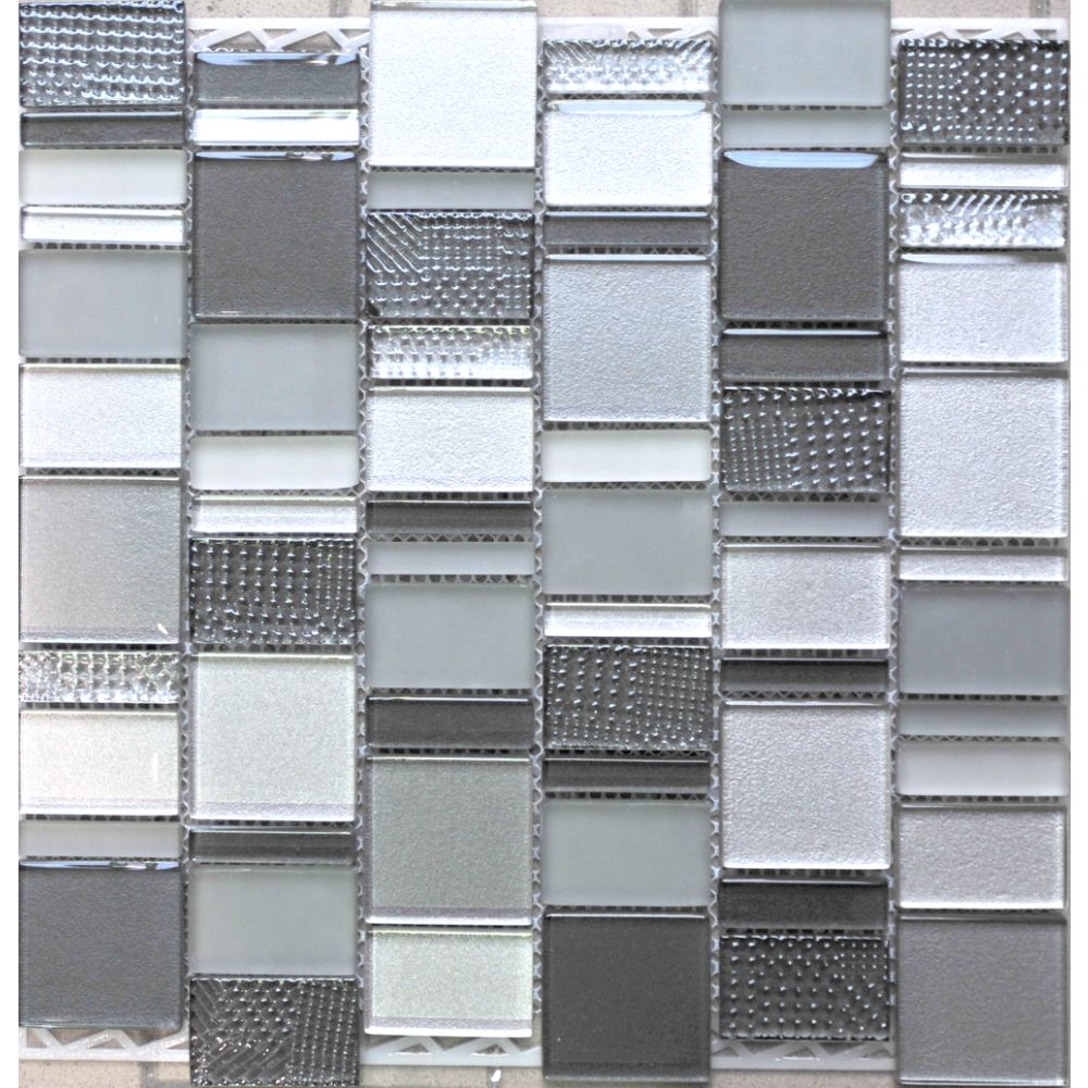 Brookfield Night Grey Mosaic 300x300mm