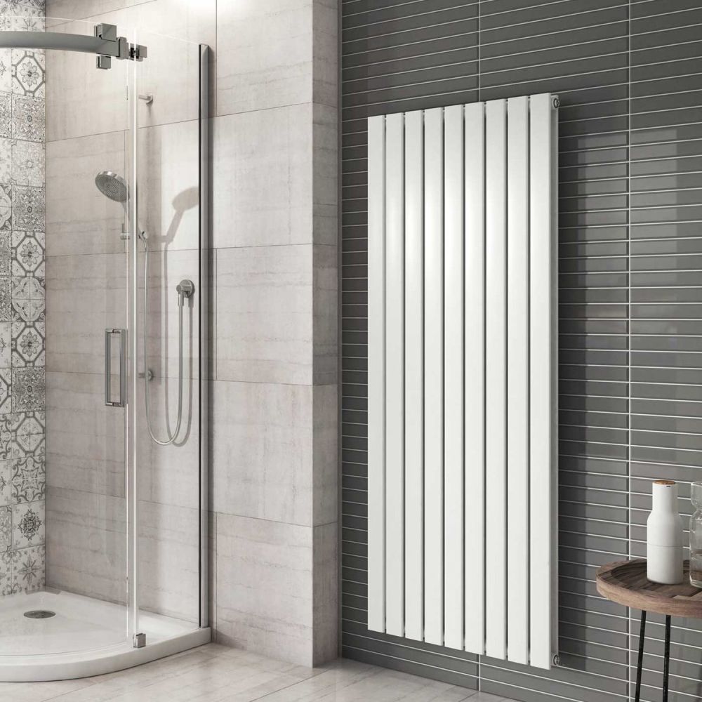 Perth White Double Vertical Flat Panel Radiator 1600x610mm