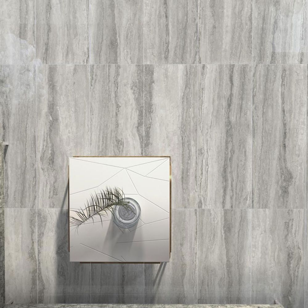 Garcia Gris Rectified Matt Porcelain Tile 290x840mm