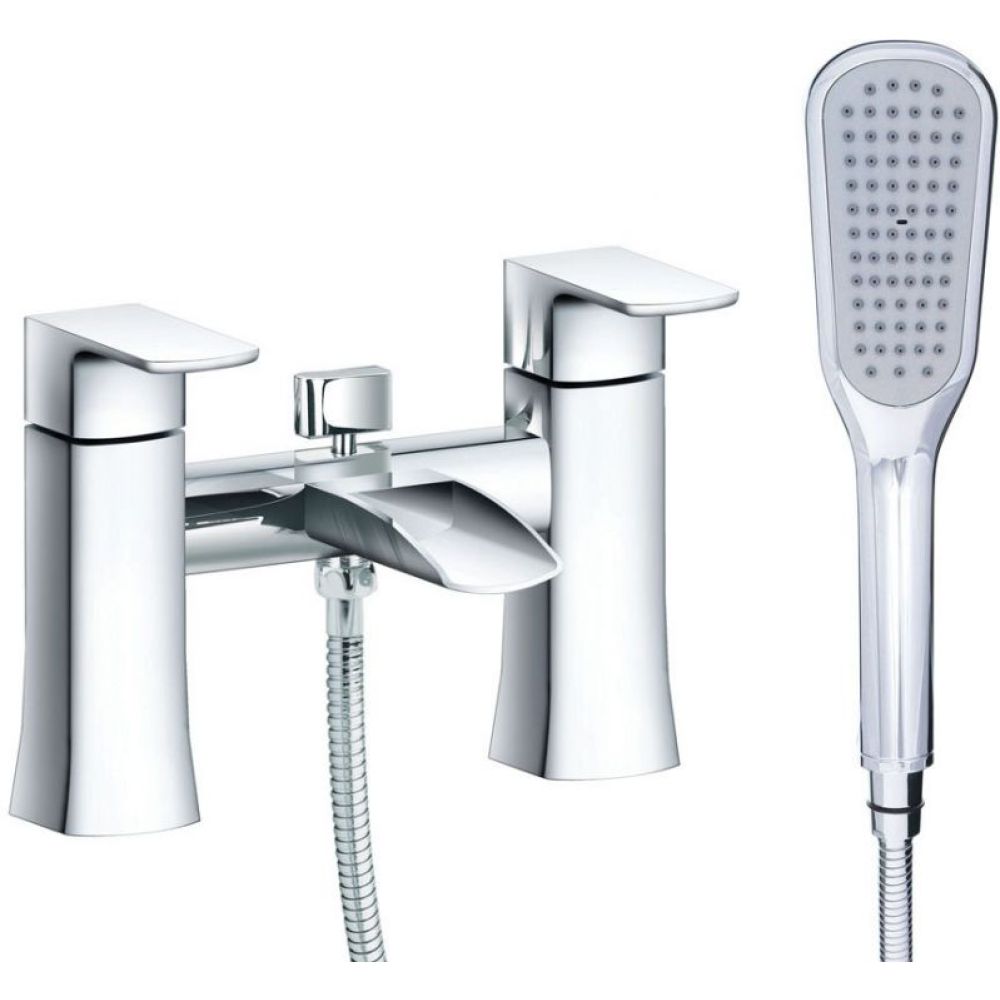 Citrus Chrome Waterfall Bath Shower Mixer Tap