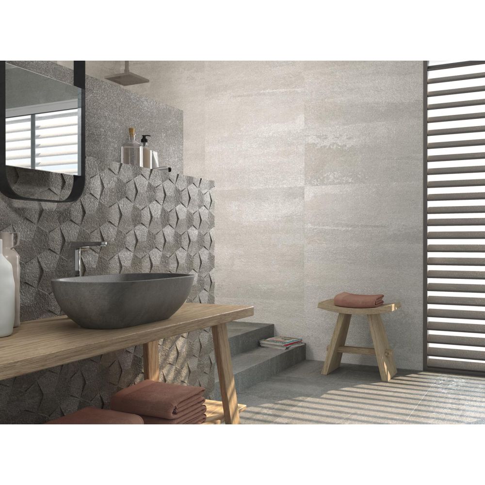 Jupiter Gris Decor Porcelain Tile 450x900mm