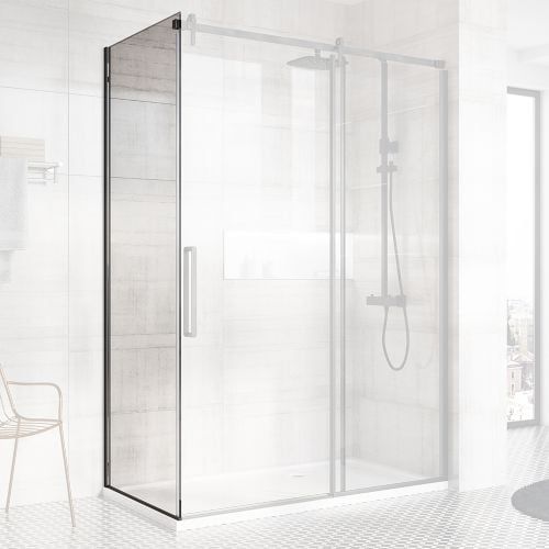 Ryland Black Shower Side Panel