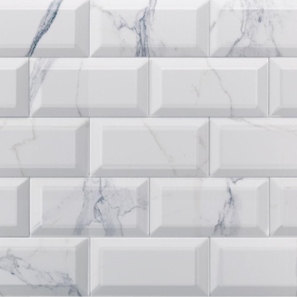 Metro Calcata Gris Ceramic Brick Tile 100x200mm