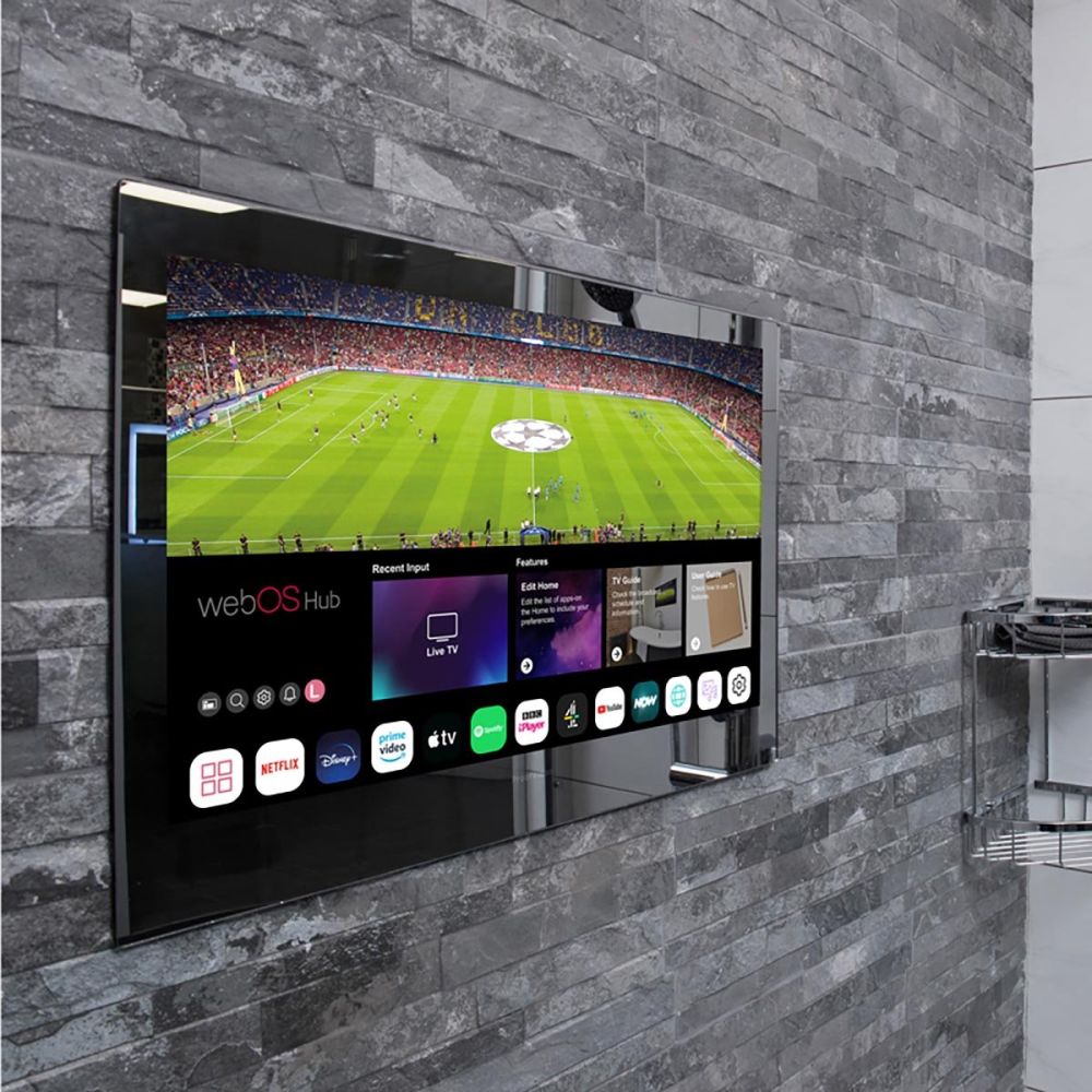 ProofVision Mirrored 32" Waterproof Smart Bathroom TV - PVB32MW
