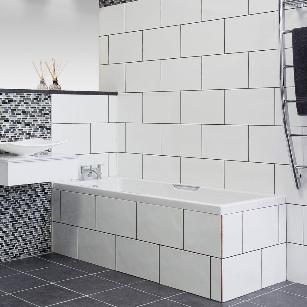Blanco Bumpy White Glossy Ceramic Wall Tile
