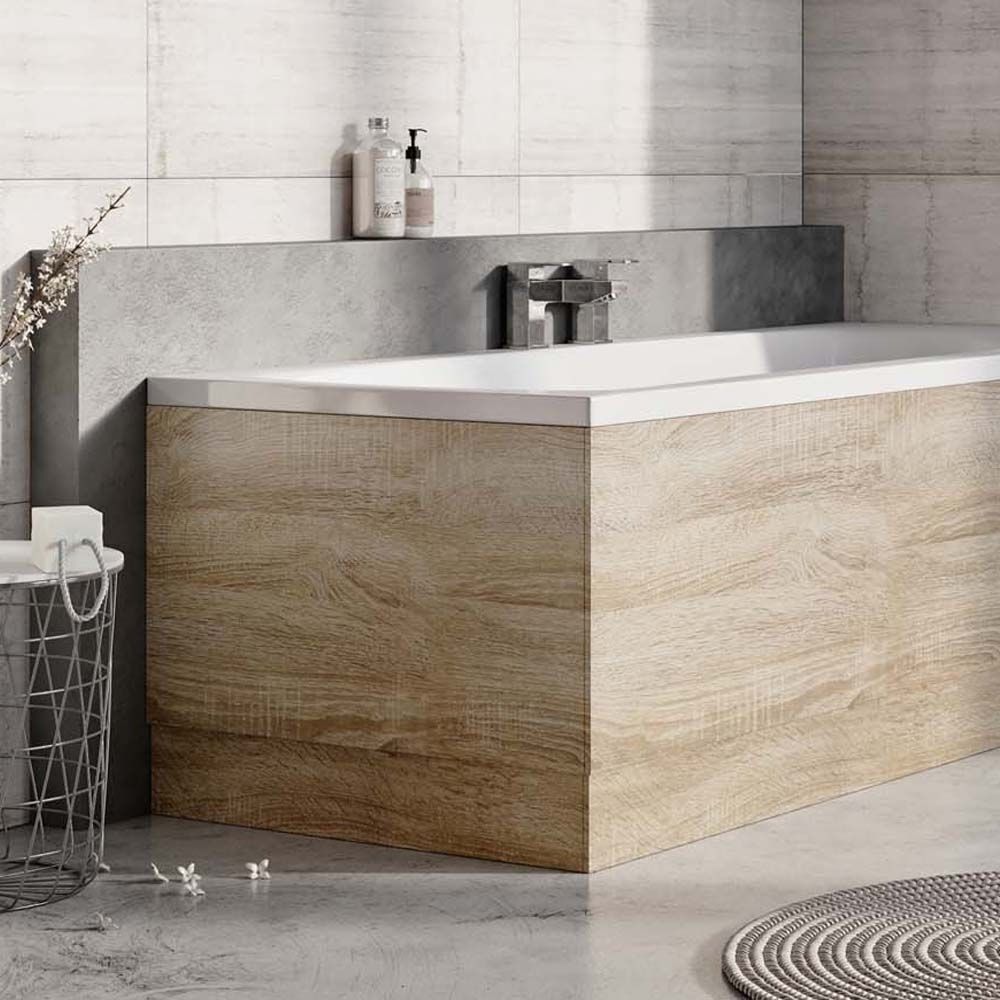 Erin Light Oak End Bath Panel 800mm