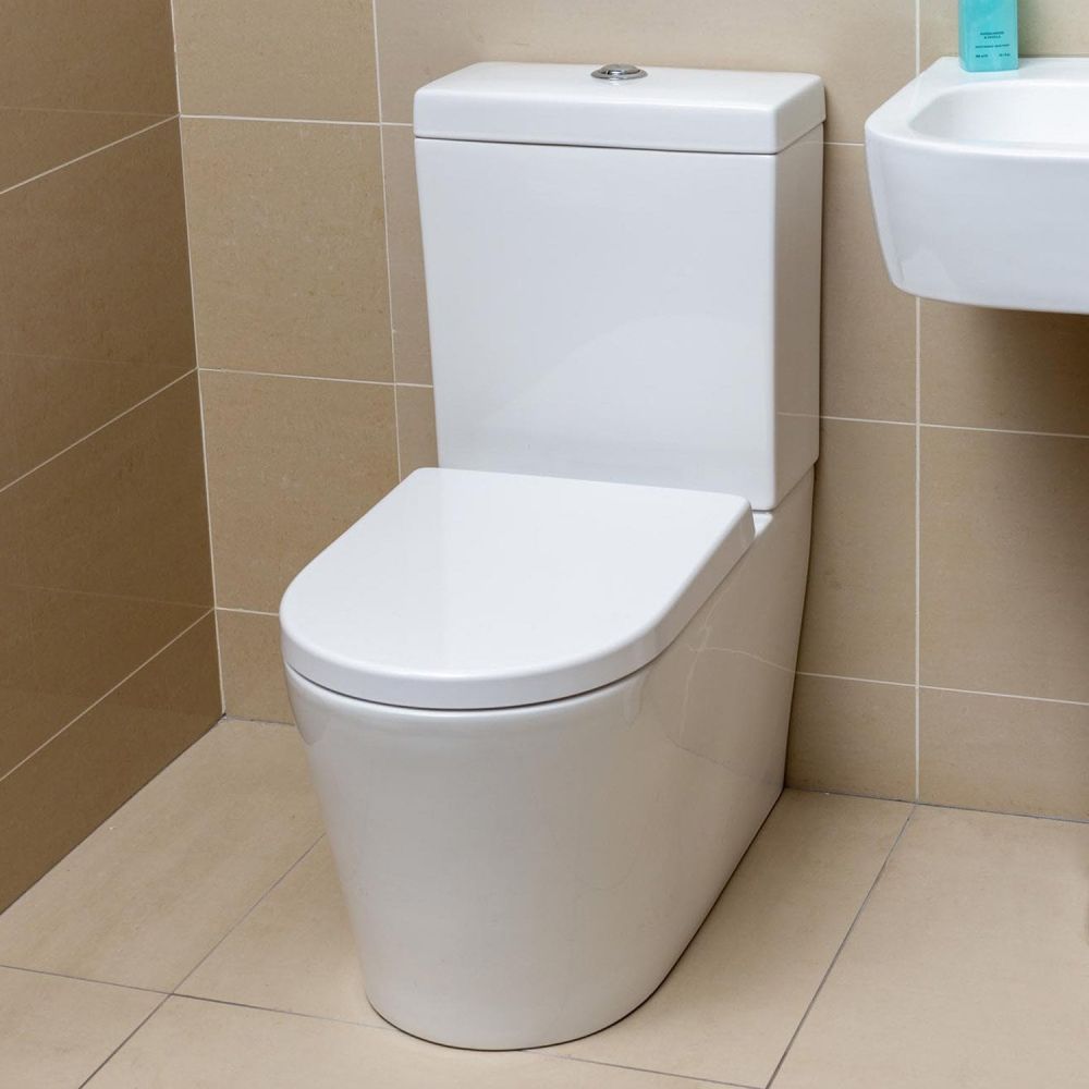 Froxfield Close Coupled Toilet & Soft Close Seat roomset