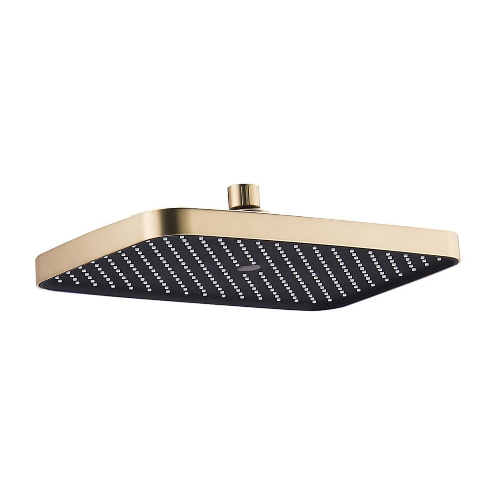 Flint Champagne Gold Square Shower Head