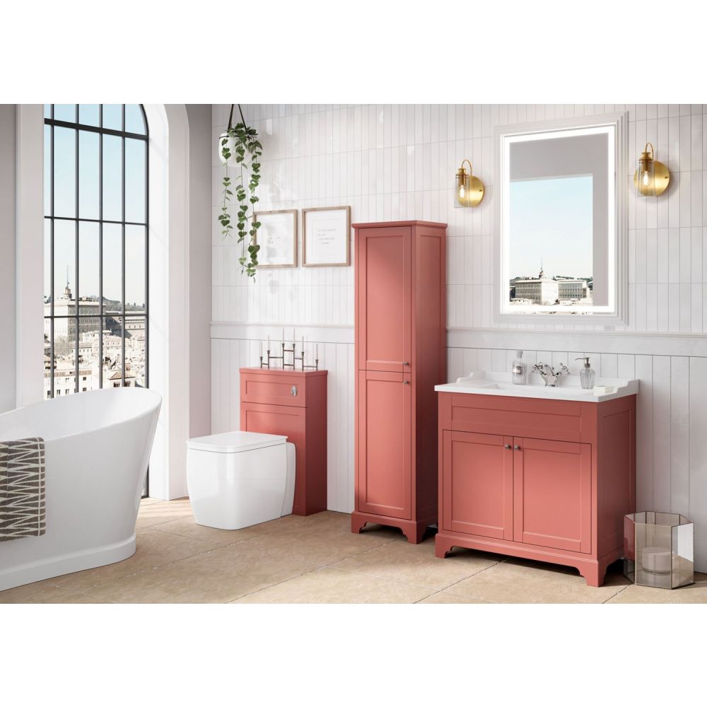 White traditional roomset showcasing the arundel rose furniture range