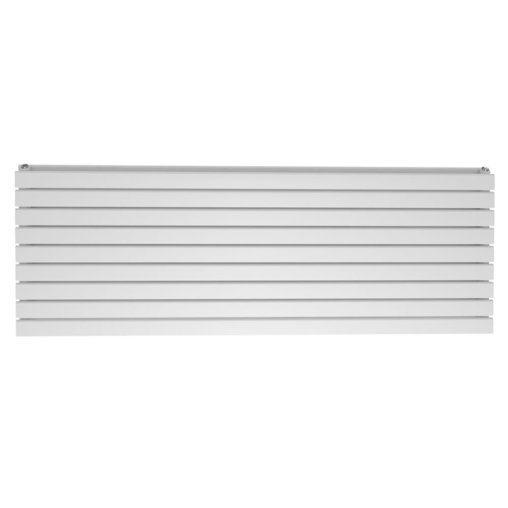 Perth White Double Horizontal Flat Panel Radiator 610x1600mm