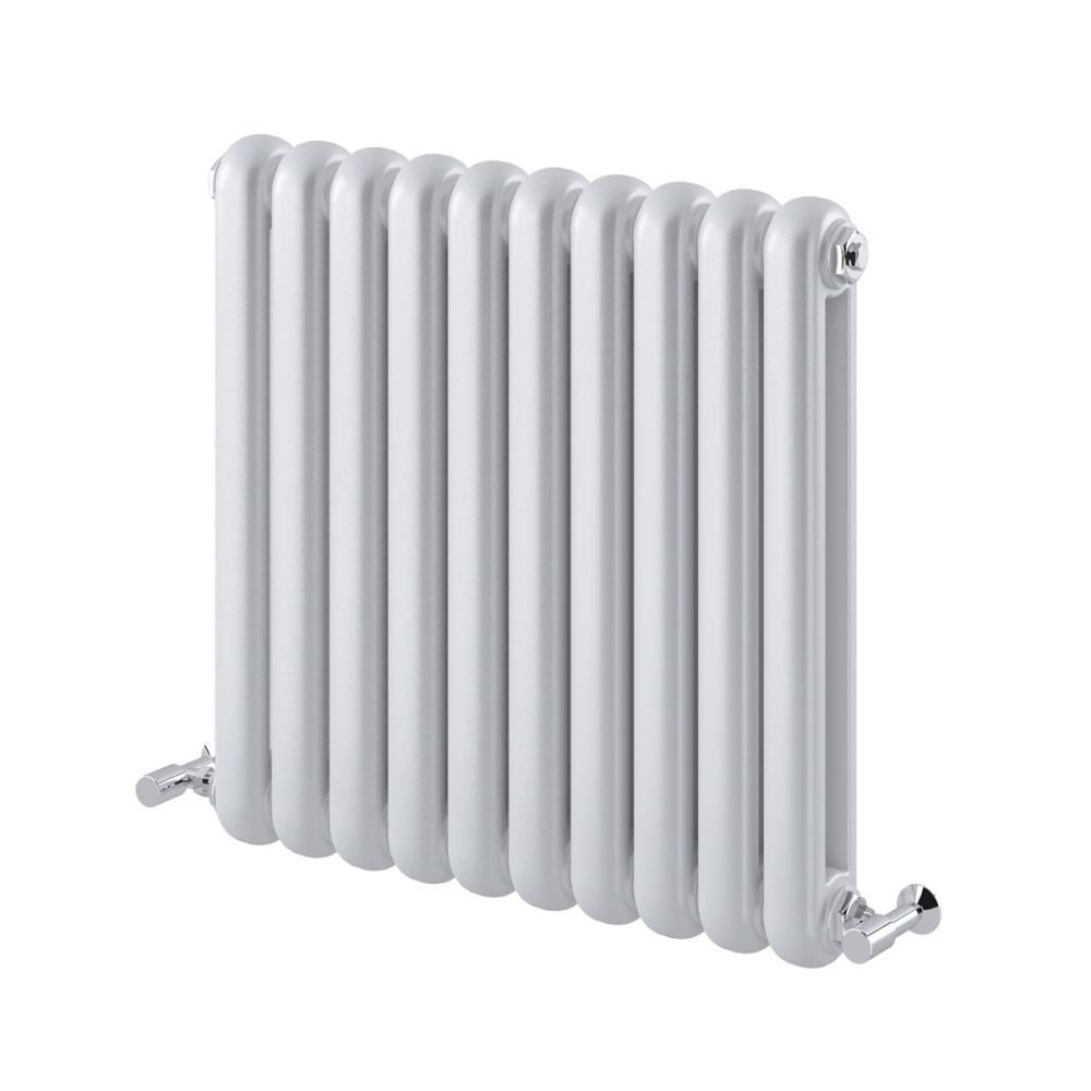 Etam White Horizontal Column Radiator 600x622mm