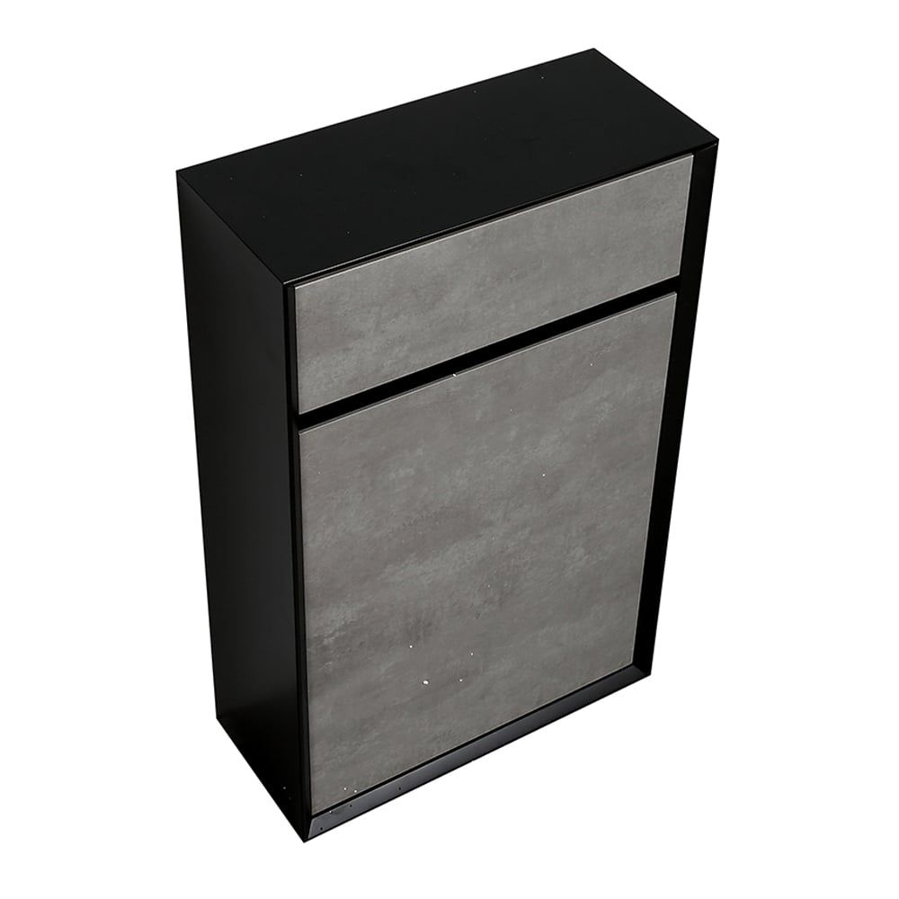 Snowdon Black and Concrete WC Unit