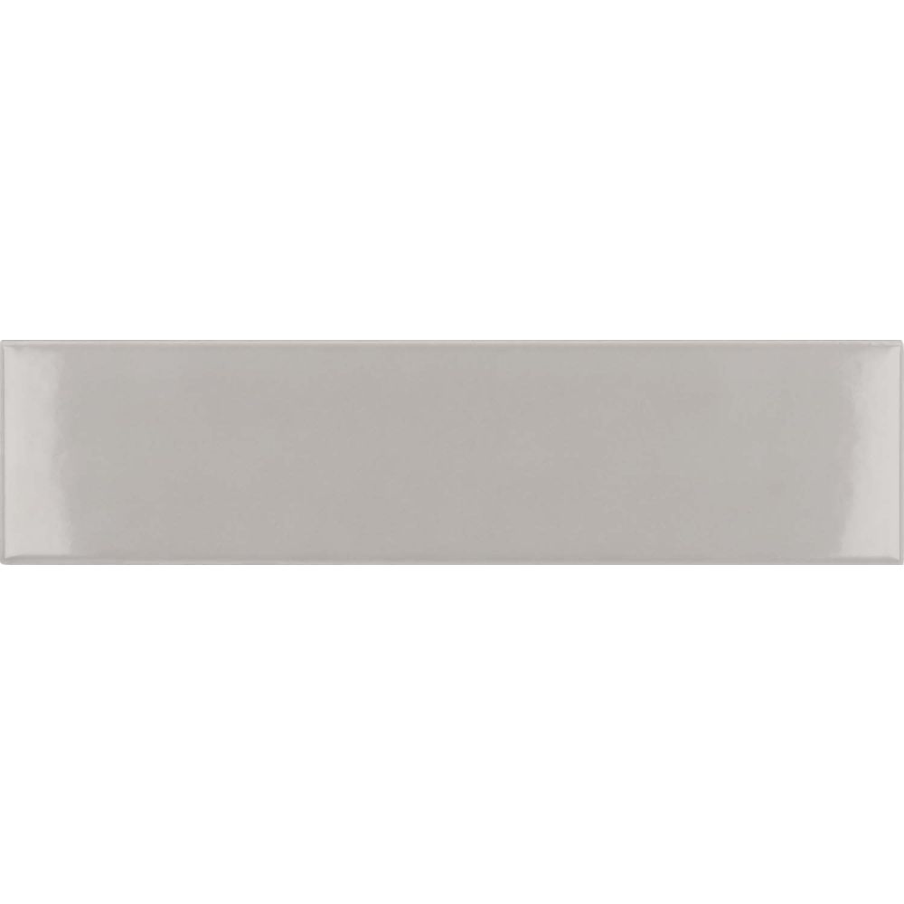 Accordion Grey Matt Ceramic Brick Tile 200x50mm