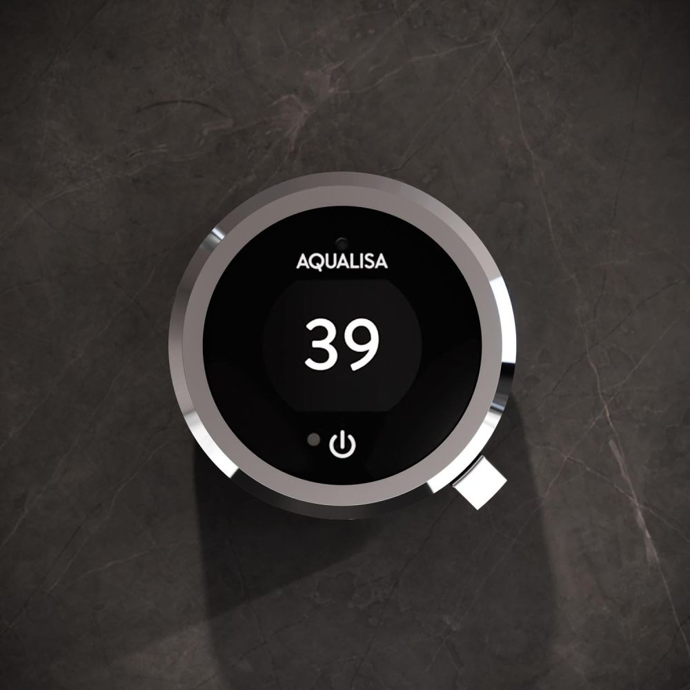 Aqualisa Quartz Touch Concealed Smart Shower with Fixed Wall Head - Hp/Combi