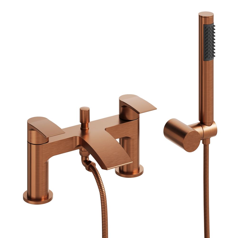 Tear Brushed Bronze Bath Shower Mixer Tap