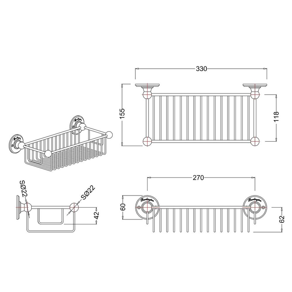 Burlington Wire Basket