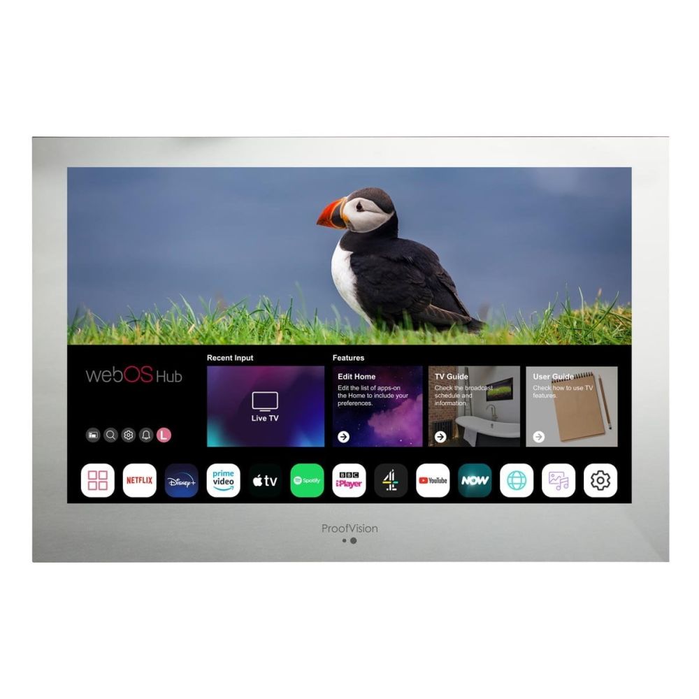 ProofVision Mirrored 32" Waterproof Smart Bathroom TV - PVB32MW