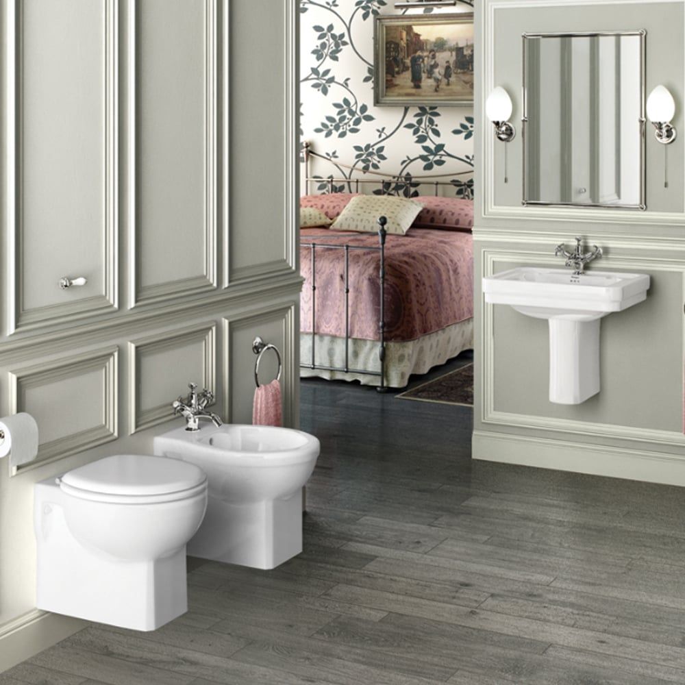 Burlington Traditional Wall Hung Toilet