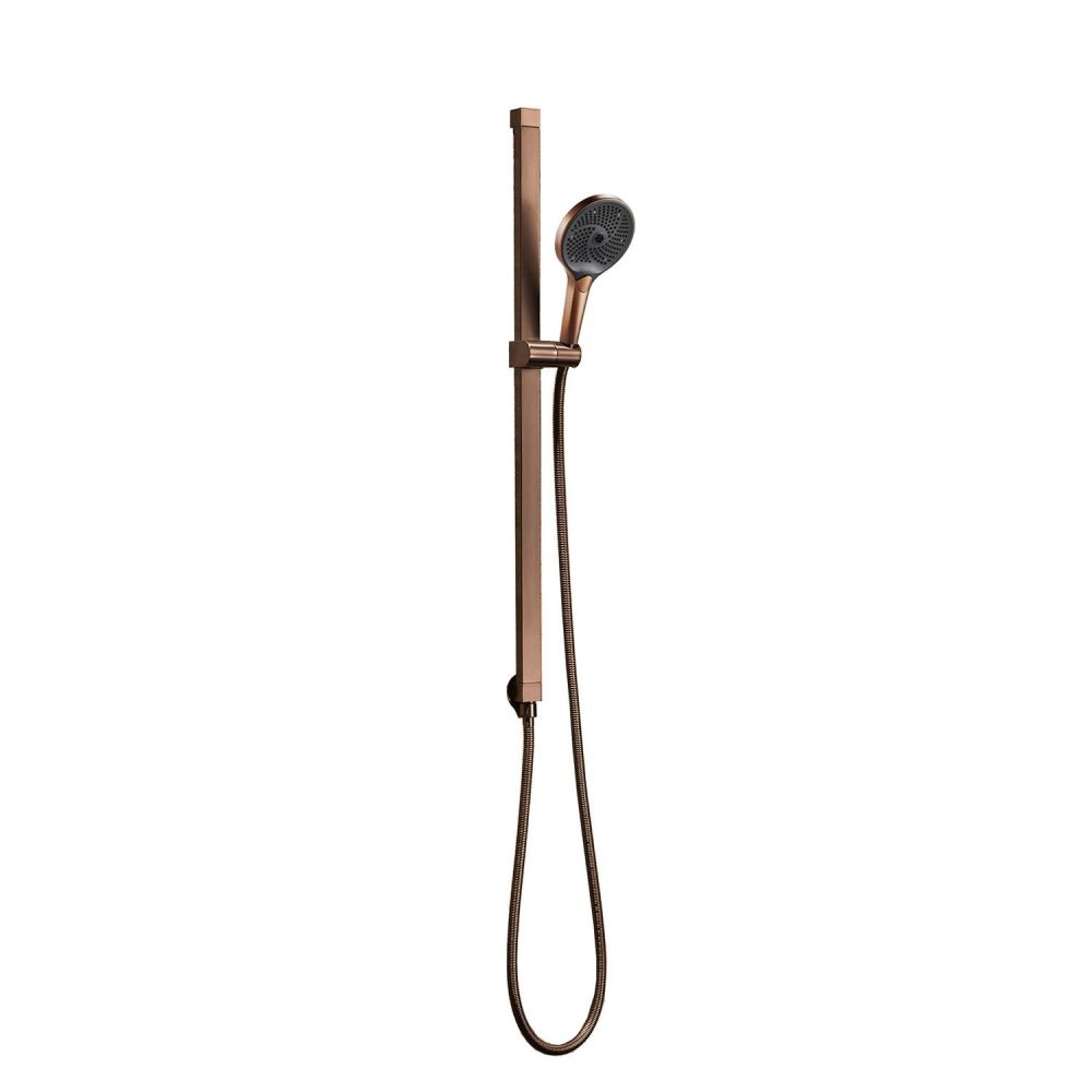 Manisa Brushed Bronze Shower Slide Rail Kit