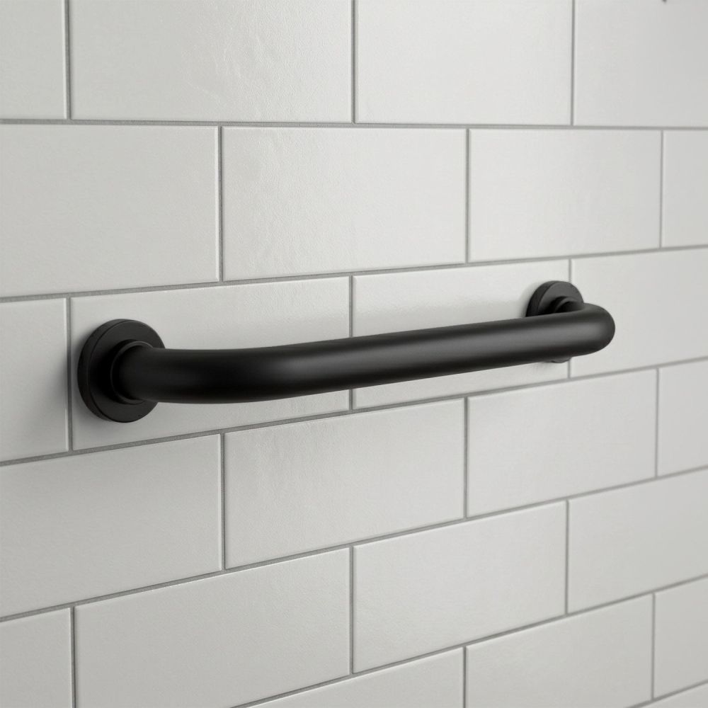 Matt Black Grab Rail Support Bar