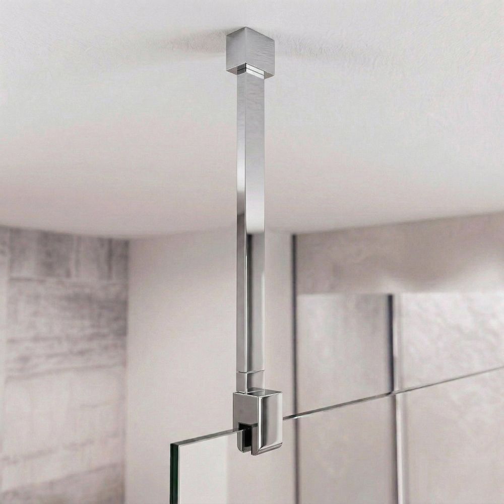 Oxford Chrome Shower Screen Ceiling Support Arm 800mm