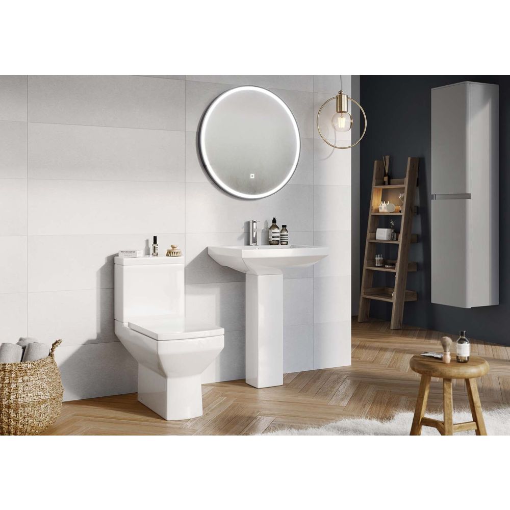 Rhythm Matt White Ceramic Tile 300x900mm