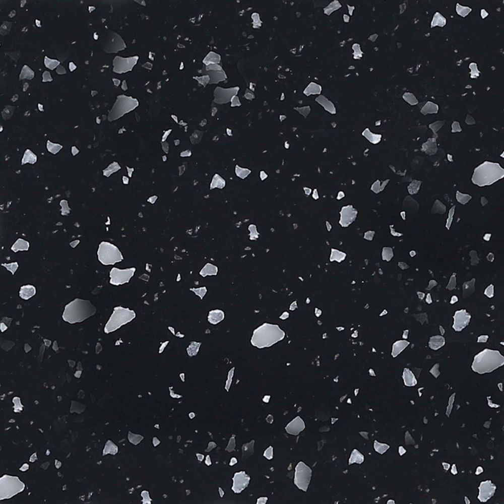 Surrey Fitted Furniture Solid Surface Night Black Worktop 1544mm