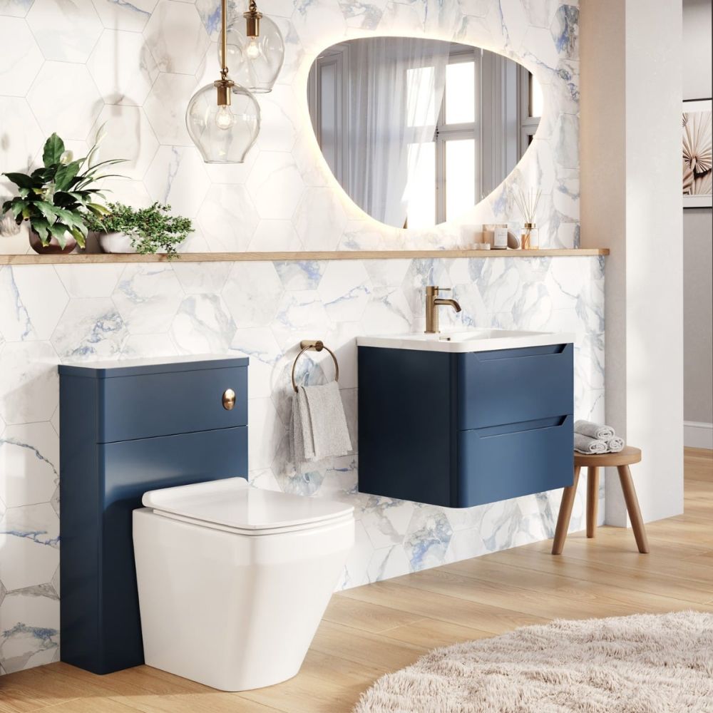 Ellis Royal Blue WC Unit