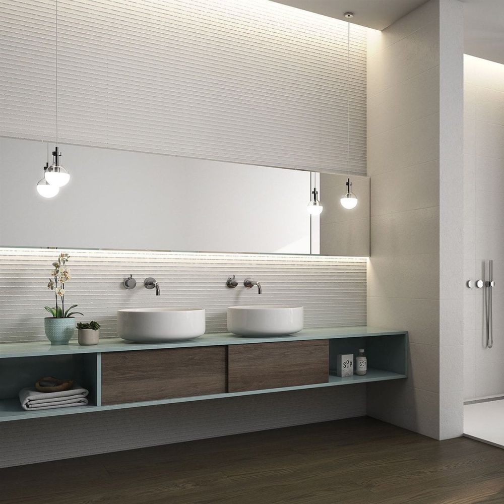Carter Traffic Blanco Matt Ceramic Tile 900x300mm