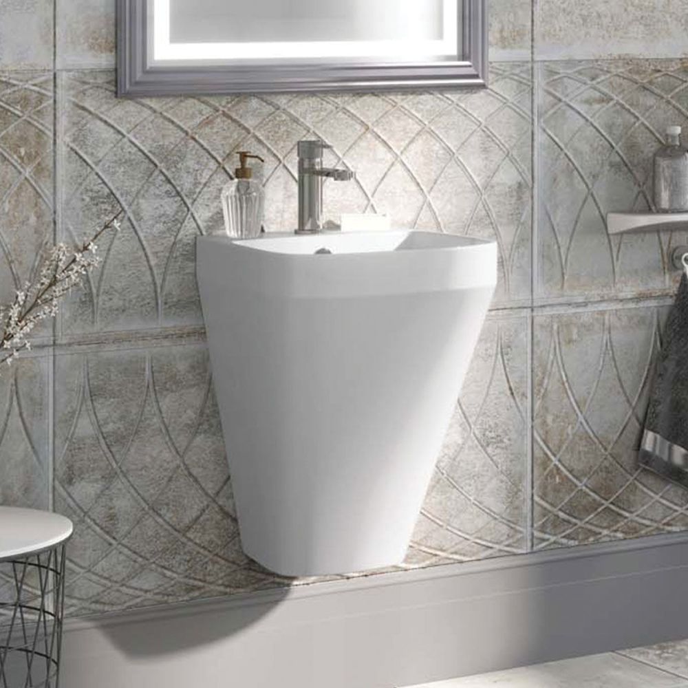 Belgrove White Wall Hung Basin