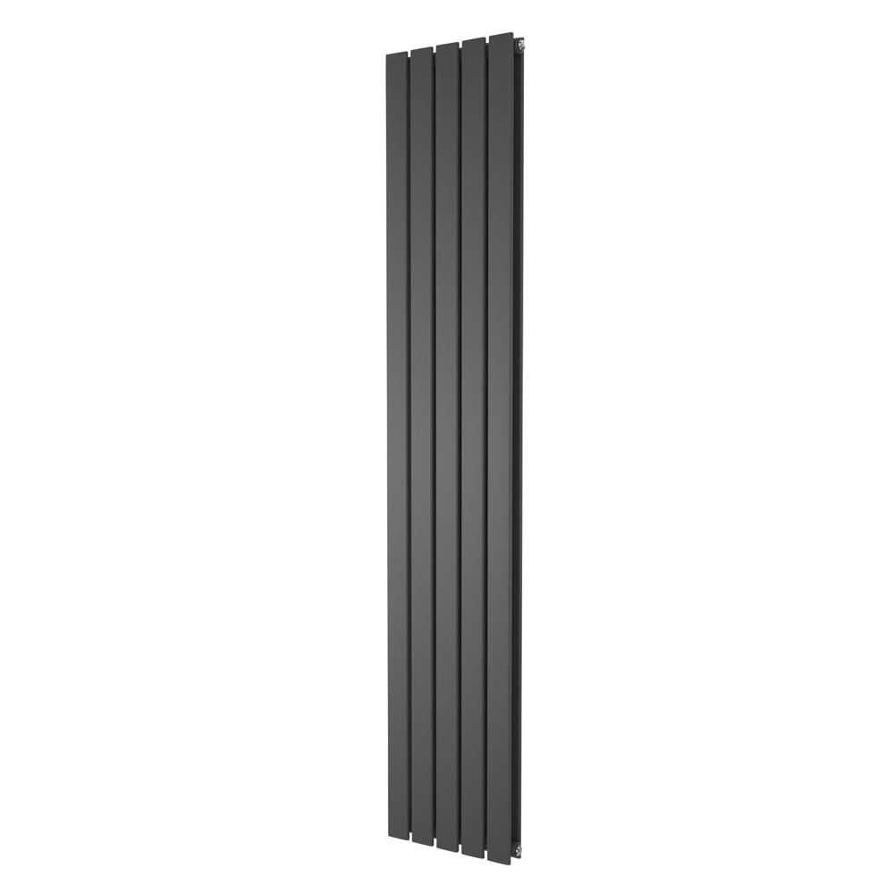 Perth Grey Double Vertical Flat Panel Radiator 1800x340mm