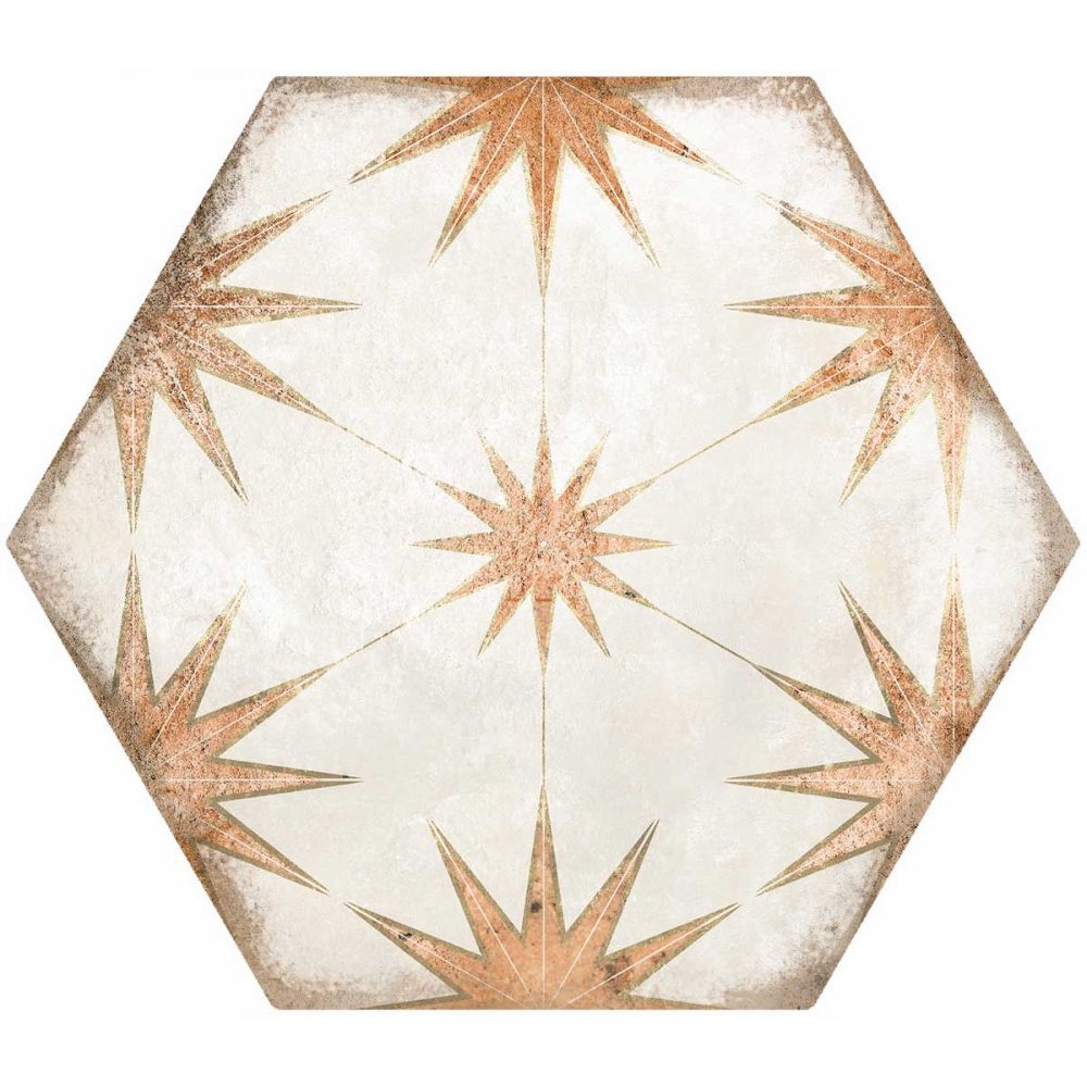 Elise Decor Cotto Hexagon Matt Porcelain Tile 228x198mm