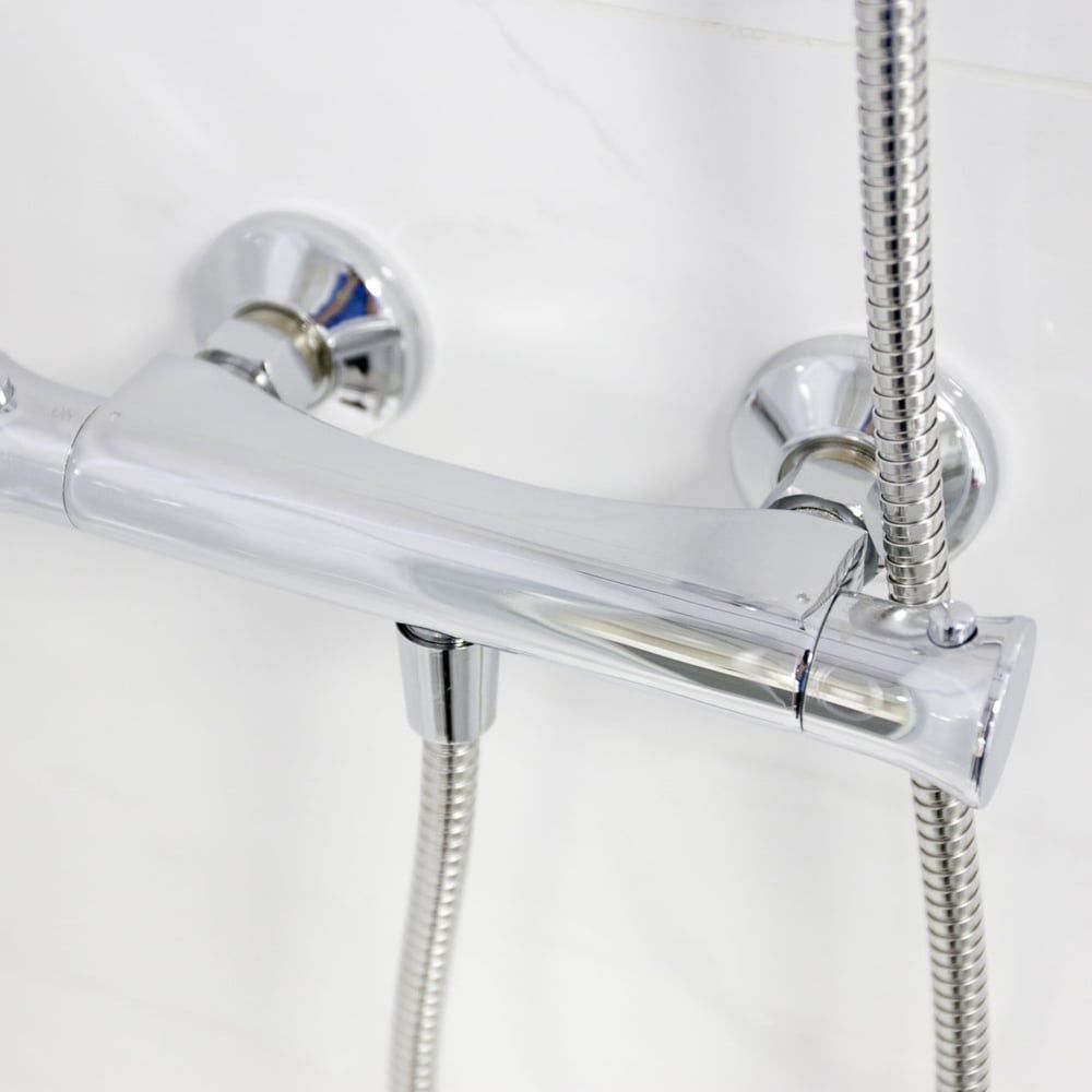 Thermostatic Bar Valve Shower With Slide Rail Kit