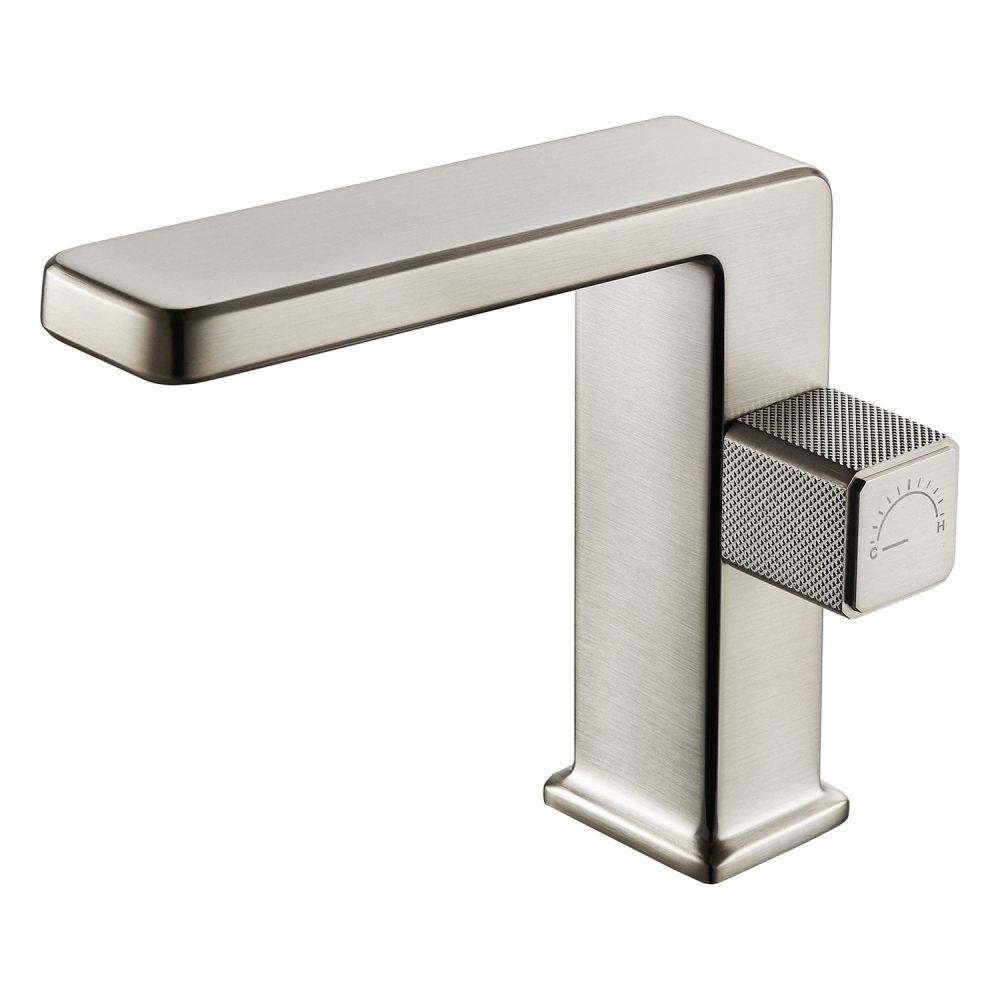 Flint Brushed Nickel Basin Mono Tap