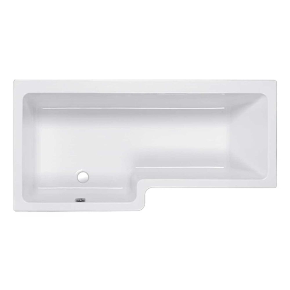 Carron Quantum Left Handed Acrylic Shower Bath 1700x700mm