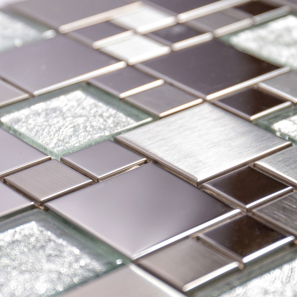 Mars Random Silver Modular Mosaic 300x300mm