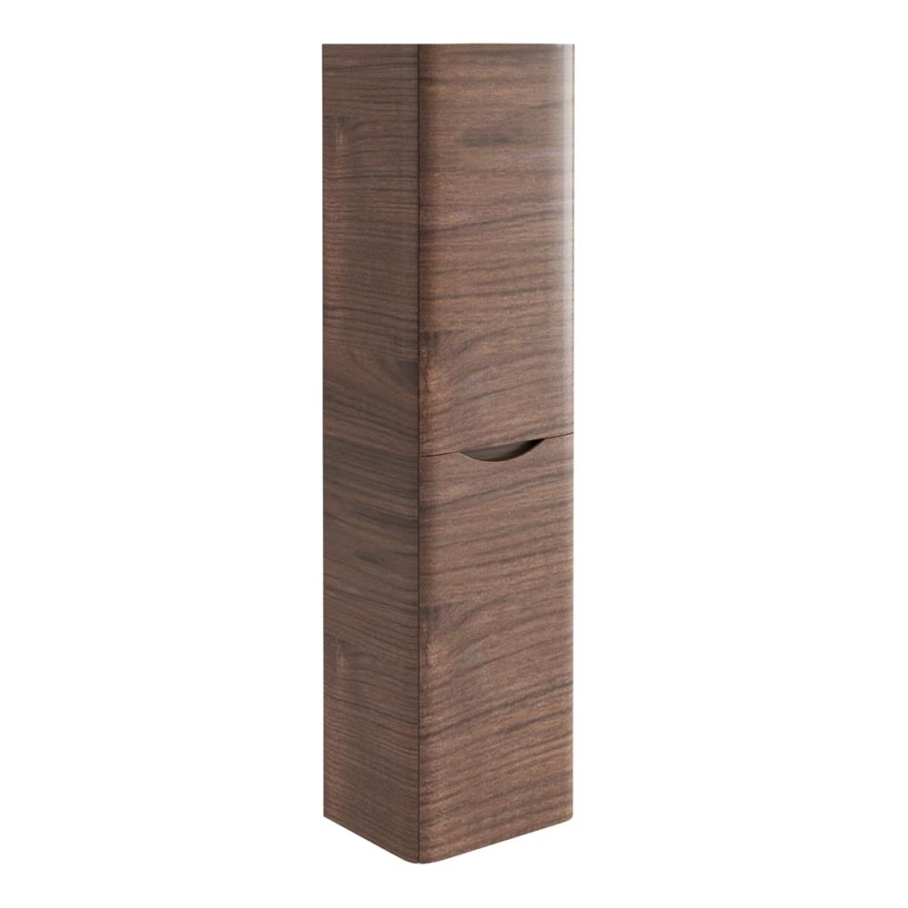 Erin Rosewood Wall Mounted Right Hand Tall Storage Cabinet