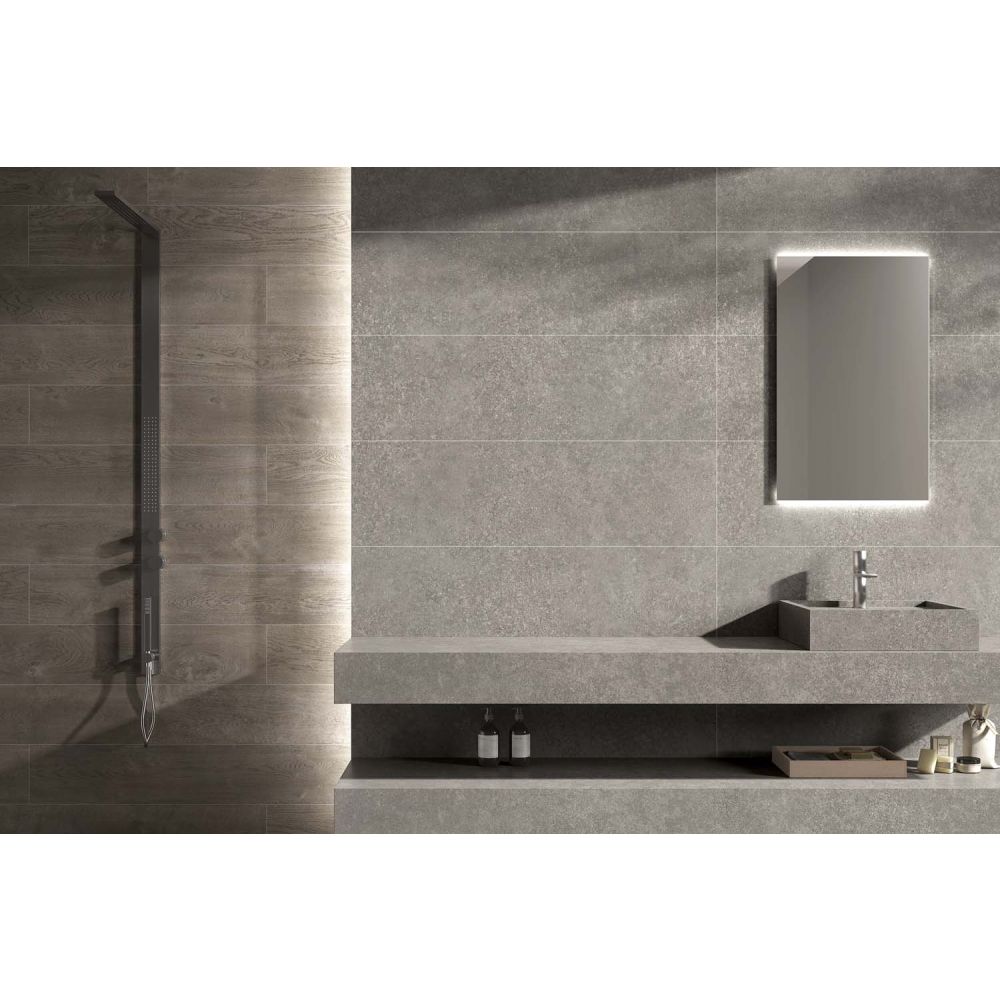 Ceppri Grey Matt Ceramic Tile 400x1200mm
