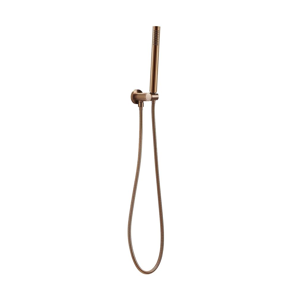 Manisa Brushed Bronze Handset and Holder With Build in Outlet
