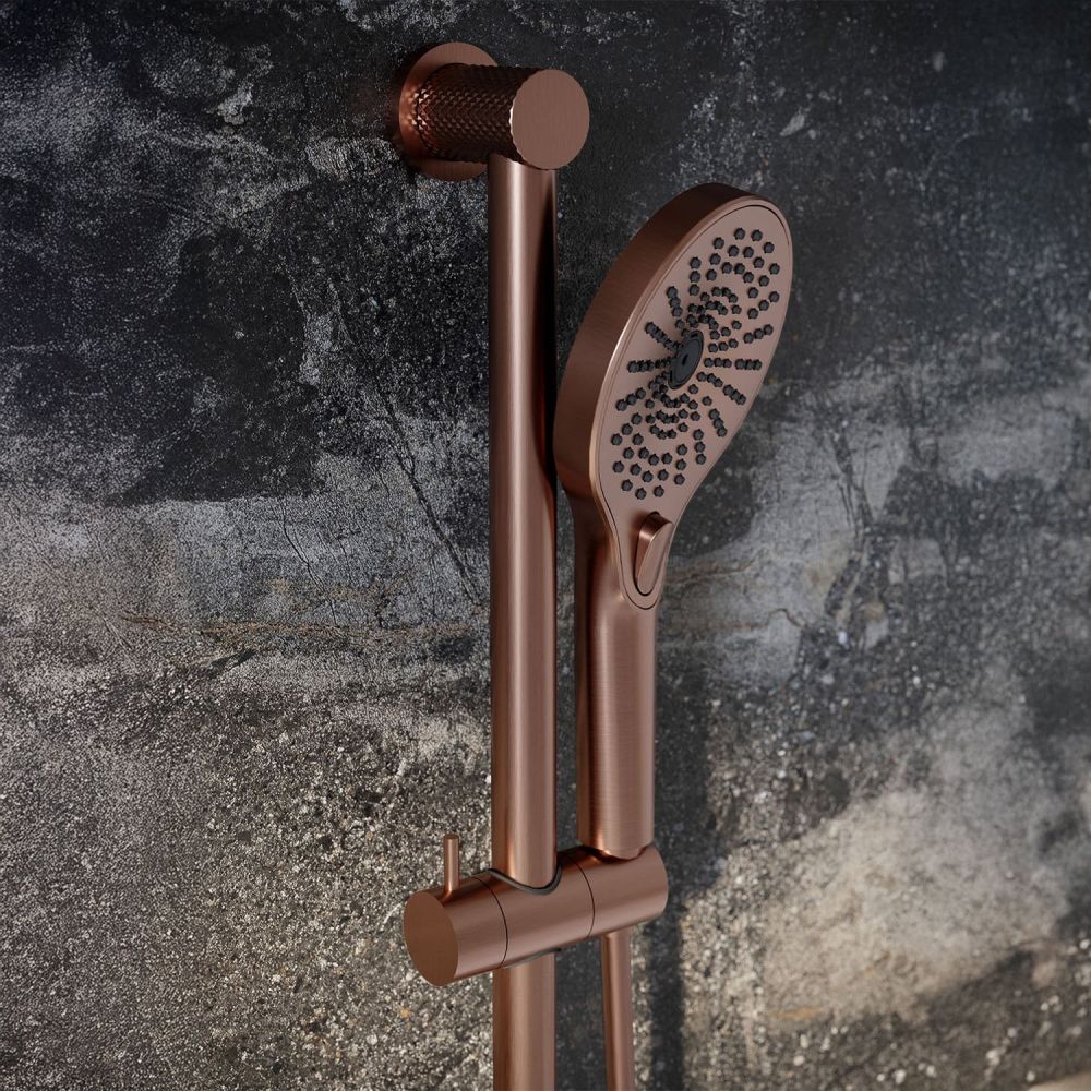 Moray Satin Bronze Concealed Valve Shower Pack Roomset Close up 1