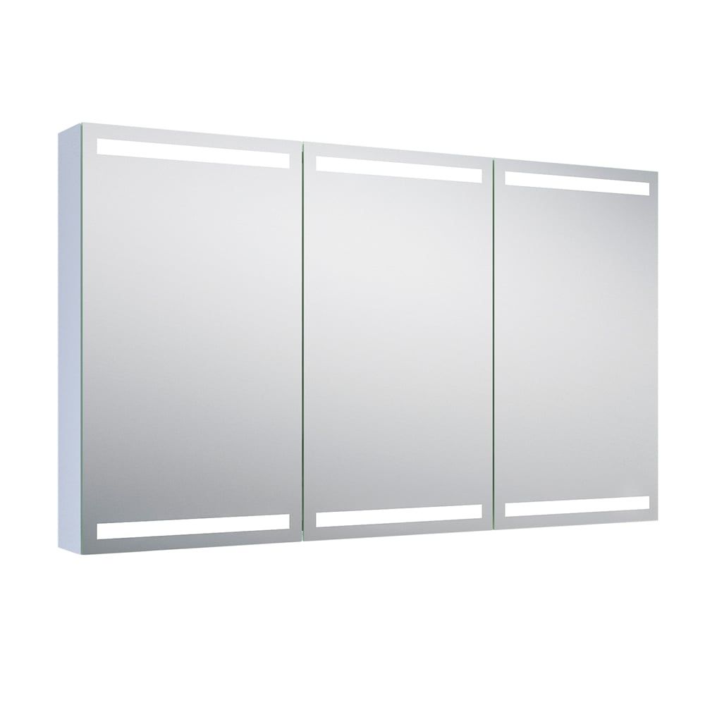 Corton Motion Sensor Illuminated LED Mirrored Bathroom Wall Cabinet 700x1200mm