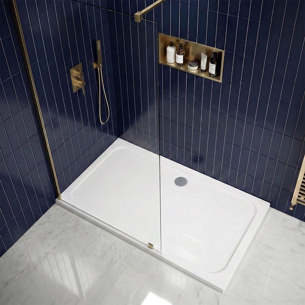 Jade Rectangle Low Profile Shower Tray 1300x760mm