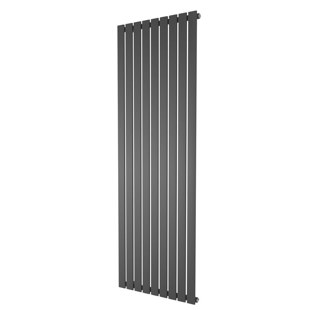 Perth Grey Single Vertical Flat Panel Radiator 1800x610mm