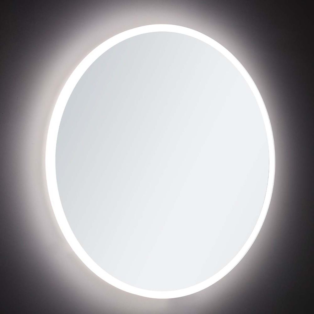 Ekon Round Illuminated LED Heated Bathroom Mirror 700x700mm