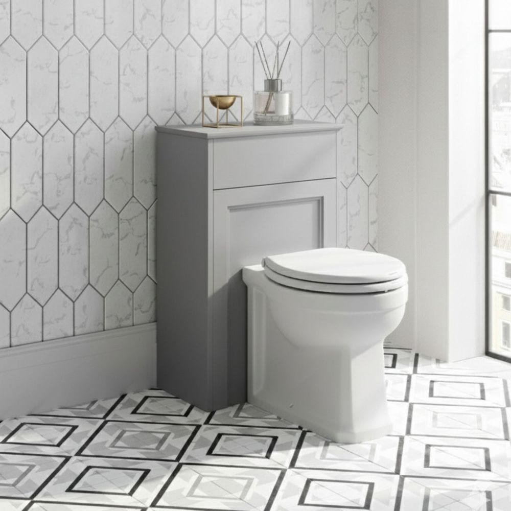 Traditional Light Grey WC Unit