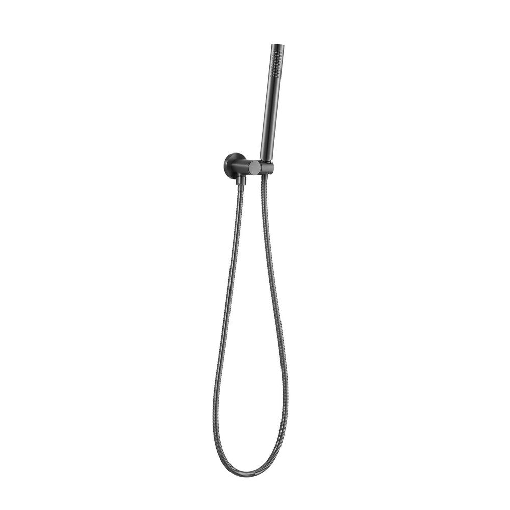 Manisa Gunmetal Handset and Holder With Build in Outlet