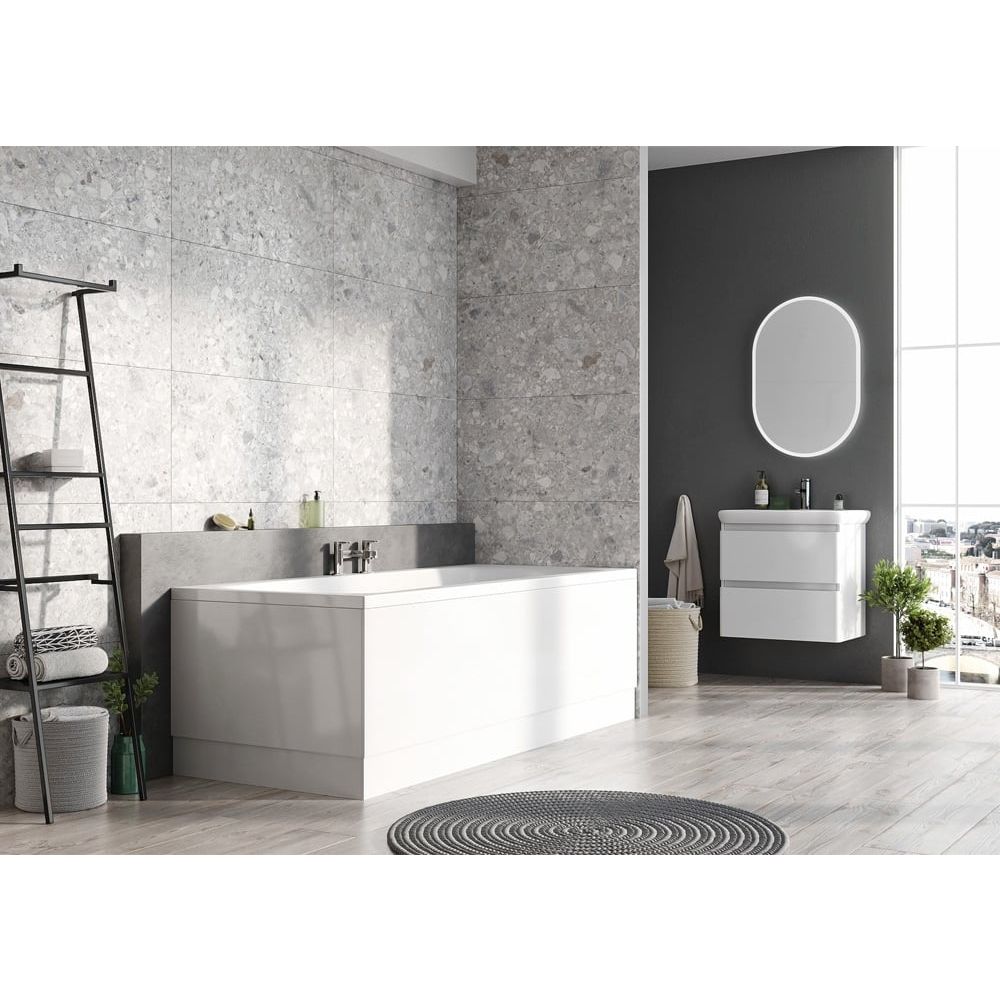 Neon Gloss White WC Unit