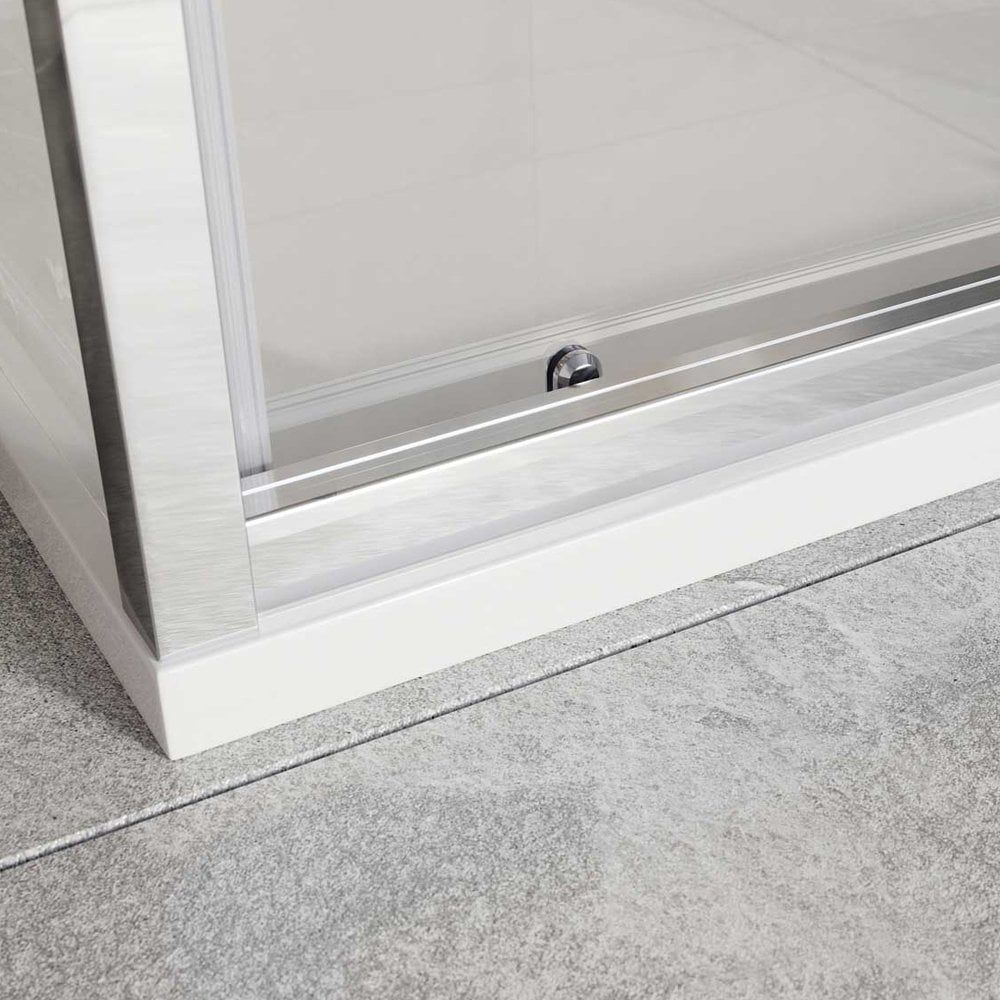 Fabio Chrome Sliding Shower Door